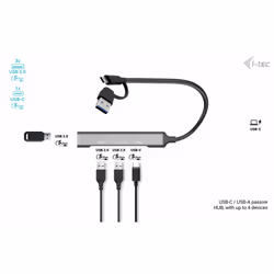 i-tec USB-C/USB-A Metal HUB 1x USB 3.0 + 3x USB 2.0 - Additional view 5