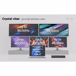i-tec Universal 5x 4K/60Hz Display Docking Station + Power Delivery 100W - Additional view 8