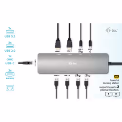 i-tec Metal USB-C Nano 2x Display Docking Station with PD 100 W + Charger 100W - Additional view 7