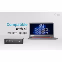 i-tec Thunderbolt5 Quattro Display Docking Station, 5x USB, 2.5 GLAN + Power Delivery 140W - Additional view 6