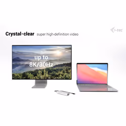 i-tec Metal USB-C Charging HUB 5port with USB-C video 8K + Power Delivery 85W - Additional view 8