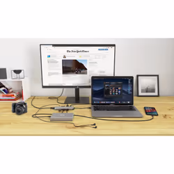 i-tec USB-C Metal Nano Docking Station 4K HDMI LAN with Power Delivery 100W + Universal Charger 100W - Additional view 7