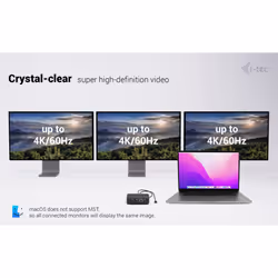 i-tec USB-C DP Dual HDMI Docking Station with Power Delivery 100 W + Universal Charger 100W - Additional view 7