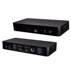 i-tec Universal Intelligent Dual Display Docking Station + Power Delivery 100W, Wired, USB 3.2 Gen 1 (3.1 Gen 1) Type-C, 100  ...