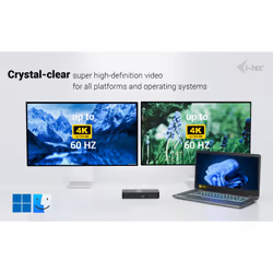 i-tec Universal Intelligent Dual Display Docking Station + Power Delivery 100W - Additional view 4