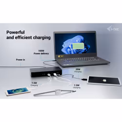 i-tec Universal Intelligent Dual Display Docking Station + Power Delivery 100W - Additional view 6