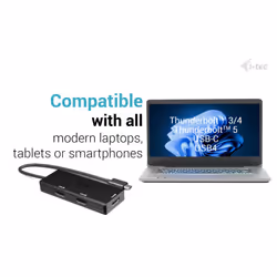 i-tec USB-C Triple 4K HDMI Video Adapter, Power Delivery 100W - Additional view 6