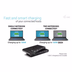 i-tec KVM Docking Station HDMI for 2 hosts, Power Delivery 2x 100W - Additional view 8