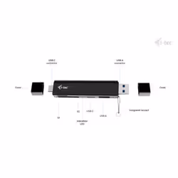 i-tec USB-C/USB-A Dongle SD, TF and 2x USB (1x USB-A, 1x USB-C) - Additional view 5