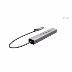 i-tec USB-C/USB-A Metal HUB 6 port (3x USB-C, 3x USB-A), LAN, Power Delivery 85W - Additional view 3