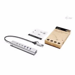 i-tec USB-C/USB-A Metal HUB 6 port (3x USB-C, 3x USB-A), LAN, Power Delivery 85W - Additional view 4