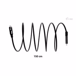 i-tec Thunderbolt 4/USB4 Class Pro Cable 240W with LCD (40 Gbps, 150 cm) - Additional view 3