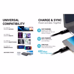 i-tec USB-C Charging Cable 1.8m - Additional view 7