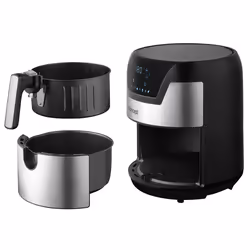 Concept FR3500 fryer Single 3.5 L Stand-alone 1500 W Hot air fryer Black, Metallic