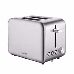 Concept TE2050, 2 slice(s), Stainless steel, Stainless steel, Buttons, Rotary, 950 W, 0.8 m