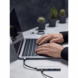 Epico 9915111900012 laptop dock/port replicator USB 3.2 Gen 1 (3.1 Gen 1) Type-C Black, Grey - Additional view 5