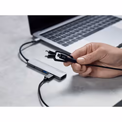 Epico 9915111900012 laptop dock/port replicator USB 3.2 Gen 1 (3.1 Gen 1) Type-C Black, Grey - Additional view 6