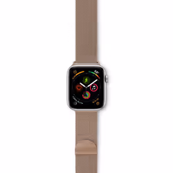 Epico 41918182000001, Watch strap, Apple, Watch 3, 4, 5, SE, 6 and the latest 7 series, Stainless steel, Gold, 20 mm