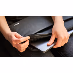 Epico 9911141300028 laptop case 40.6 cm (16") Sleeve case Black