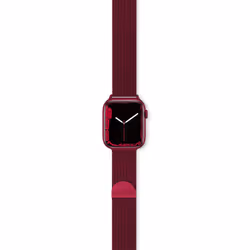 Epico 63418181400001, Watch strap, Apple, Watch 3, 4, 5, SE, 6 and the latest 7 series, Stainless steel, Stainless steel, Red