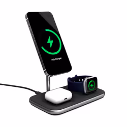 Epico 9915101300199 mobile device charger Headphones, Smartphone, Watch Black, Grey DC Wireless charging Indoor
