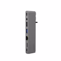 Epico 9915111900080, Docking, USB Type-C, 100 W, 3.5 mm, 10,100,1000 Mbit/s, Grey