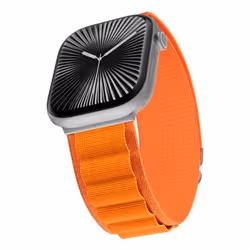 Epico Alpine, Watch strap, Apple, Nylon, Stainless steel, 42/44/45/49, 22.5 mm, 12 g