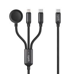 Epico Spello USB cable USB 2.0 1.2 m USB C USB-C/Lightning/Watch Black