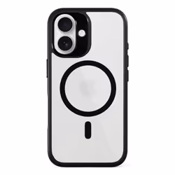 Epico 93610101300003, Cover, Apple, iPhone 16e, 15.4 cm (6.06"), Black, Transparent
