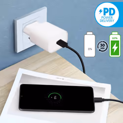USB-C Wall Charger with 25W Power Delivery- EP-TA800EWE- Samsung White