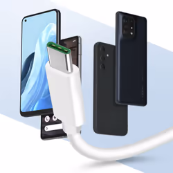 Original Oppo USB to USB-C Cable DL129 SuperVOOC 65W White 1m