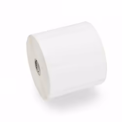 Zebra 3003739, White, Self-adhesive printer label, Roll, Paper, Thermal transfer, Removable