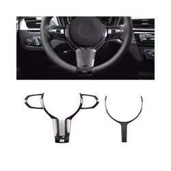 For BMW F Chassis F22 F30 F32 F10 F12 F15 Car Steering Wheel Trim Cover - TypeB