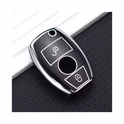 2/3 Buttons For Mercedes Benz A B G R Class GLA GLK W176 W204 W251 W463 - 2button black cover