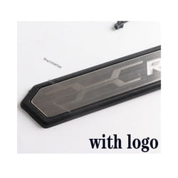For RAV4 2019-2023 RAV 4 XA50 Car Threshold Door Sill Decoration Strip - silvery 4pcs