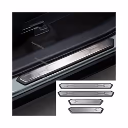 For RAV4 2019-2023 RAV 4 XA50 Car Threshold Door Sill Decoration Strip - silvery 4pcs