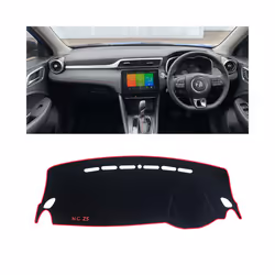 For MG ZS EV 2017 2018 2019 2020 2021 2022 2023 Car Dashboard Cover Dash - A RHD Red Side