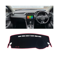 For MG ZS EV 2017 2018 2019 2020 2021 2022 2023 Car Dashboard Cover Dash - A RHD Red Side