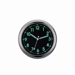 Car Clock Luminous Auto Ornament Car Accessories For Mercedes benz AMG - Black all-night ligh
