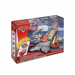 Original Disney Pixar Cars 3 Transforming Lightning McQueen Stunt Slide - 1