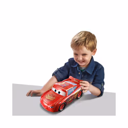 Original Disney Pixar Cars 3 Transforming Lightning McQueen Stunt Slide - 1