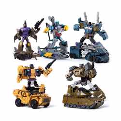 HaiZhiXing 5in1 Combiners Bruticus G1 Transformation Action Figure Toy - 5IN1 Bruticus
