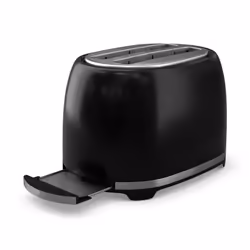 Tesla TS200BX toaster 7 2 slice(s) 850 W Black, Stainless steel