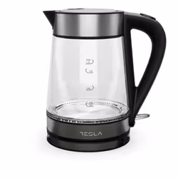Tesla KT300X electric kettle 1.7 L 2200 W Stainless steel, Transparent