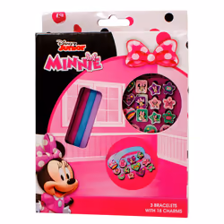 Minnie Mouse Make Your Own 3 Bracelet & 18 Charms Set