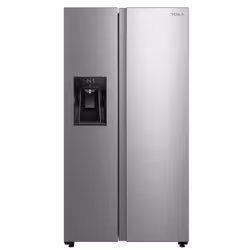 The Tesla T569AFFX Side by Side Fridge Freezer offers ample storage with a total capacity of 569L. The 372L refrigerator feat ...