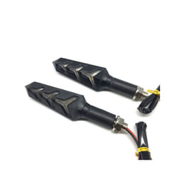 Universal Motorcycle Water Flowing  LED Turn Signals Blinker Lights Built - 2pcs