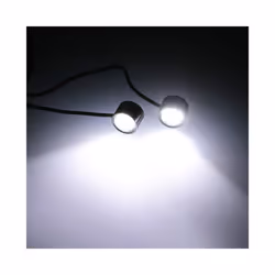 12V LED Light Indicators For Motorcycle Waterproof Motor Taillight Lamp - WHITE