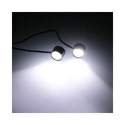 12V LED Light Indicators For Motorcycle Waterproof Motor Taillight Lamp - WHITE