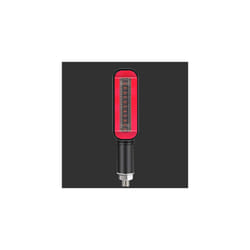 1Pc Turn Signal LED Light Motorcycle Stop Signal DRL Flowing Water Flashing - Red